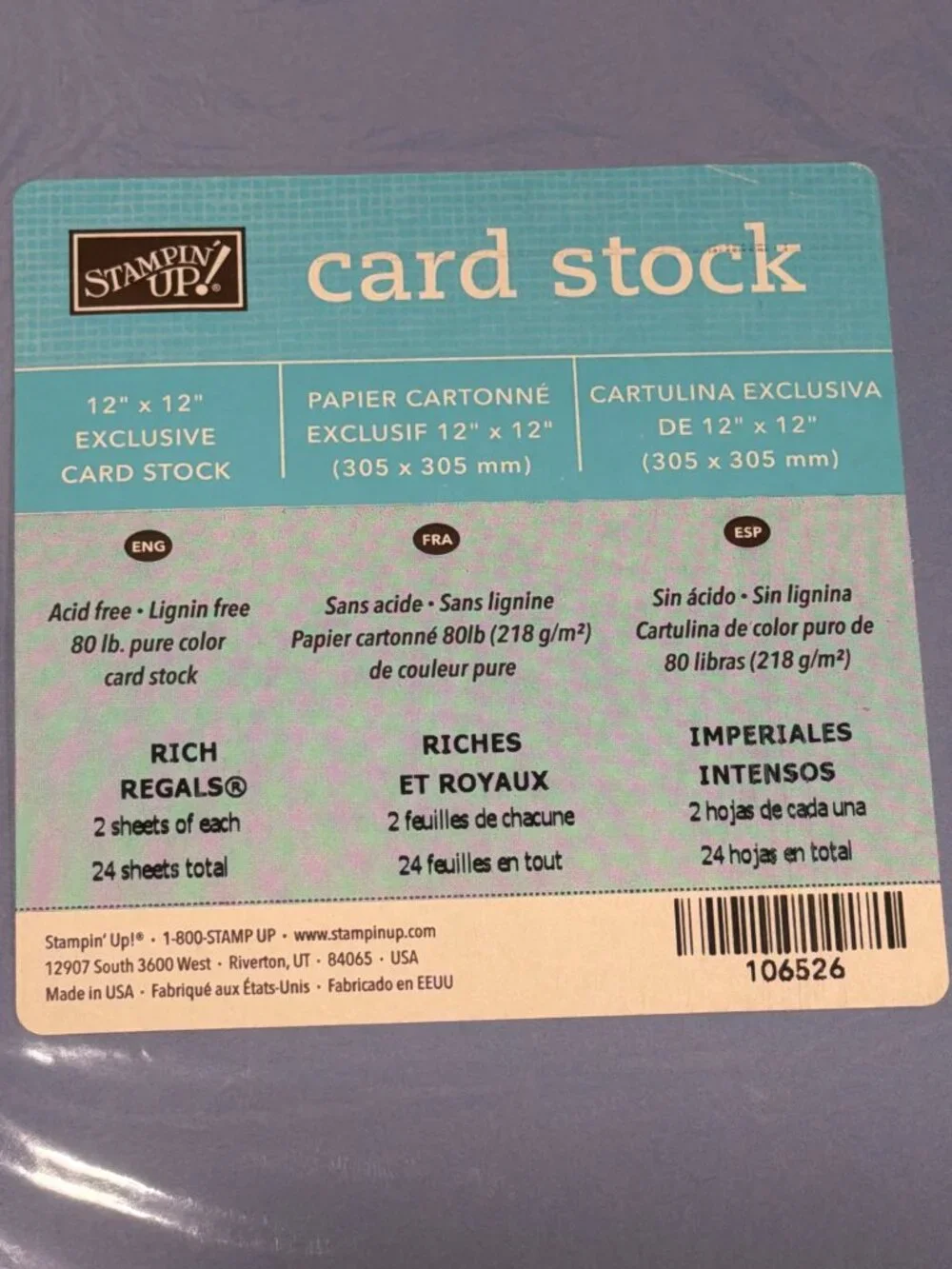 Stampin Up 12